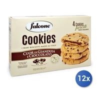 12x Multipack Falcone Cookies Cuor Di Gianduia Cioc.Gr 50X4