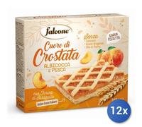 12x Multipack Falcone Crostata Saragolla Albi/Pesca Gr 60X4