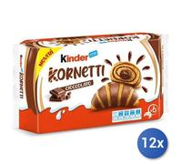 12x Multipack Ferrero Kinder Kornetti Cioccolataolato Gr 252