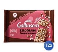 12x Multipack Galbusera Crackers zero grano riso integrale gr. 360