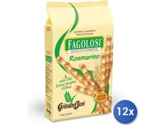 12x Multipack Grissin Bon Fagolosi Rosmarino Gr 250