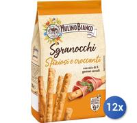 12x Multipack Grissini Mulino Bianco Sgranocchi Gr 220