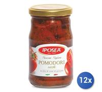 12x Multipack Iposea Pomodori Secchi In Olio Gr 290