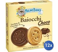 12x Multipack Mulino Bianco Biscotti Baiocchi Gr 144 Choco