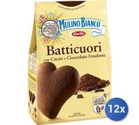 12x Multipack Mulino Bianco Biscotti Batticuori Gr 350
