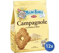 12x Multipack Mulino Bianco Biscotti Campagnole Gr 700