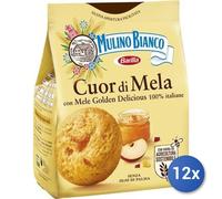 12x Multipack Mulino Bianco Biscotti Cuor Di Mela 300