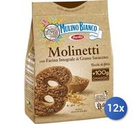 12x Multipack Mulino Bianco Biscotti Molinetti Gr 800