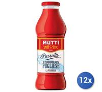 12x Multipack Mutti Passata Pugliese In Bottiglia Gr 400