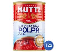 12x Multipack Mutti Polpa Pomodoro Gr 400 Lattina