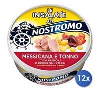 12x Multipack Nostromo Le Insalate Messicana Ton.Fagioli Peperoni 190 Gr