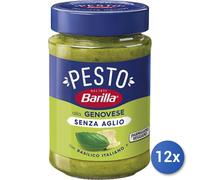 12x Multipack Pesto Barilla Gr 190 Genovese Senza Aglio