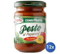 12x Multipack Pesto Berni Gr 135 Peperoni Piccante