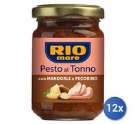 12x Multipack Pesto Rio Mare Tonno E Mandorle Gr 130
