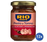 12x Multipack Pesto Rio Mare Tonno E Olive Gr 130