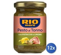 12x Multipack Pesto Rio Mare Tonno E Pistacchio Gr 130