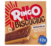 12x Multipack Ringo Biscocioc con nocciole 100% italiane