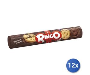12x Multipack Ringo Biscotti Tubo Cacao Gr.165
