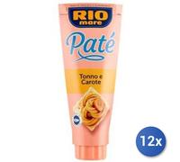 12x Multipack Rio Mare Pate' Gr 100 Tonno E Carote