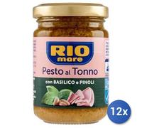 12x Multipack Rio Mare Pesto Tonno Basilico E Pinoli Gr 130