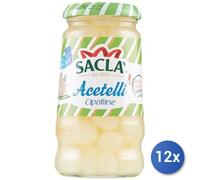 12x Multipack Sacla Cipolline Acetelli Gr 300