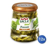 12x Multipack Sacla Friarielli Olio Gr 314