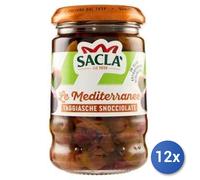 12x Multipack Sacla Olive Taggiasche Snocc Gr 212