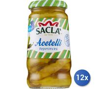 12x Multipack Sacla Peperoncini Lombardi Gr 280