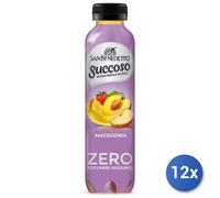 36x San Benedetto Succoso Macedonia Succo di frutta Insalata senza zuccheri aggiunti 40cl