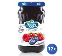 12x Multipack Santa Rosa Confettura Gr 350 Frutti Di Bosco