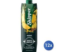 12x Multipack Succo Skipper Brik Lt 1 Ananas 100%