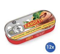 12x Multipack Zarotti Alici Filetti Gr 48 Olio Oliva Scatola