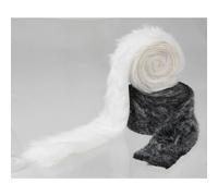 12x Nastro per Decorazioni Look-Pelliccia 6cmx2m Banda Presente Fai da Te Set