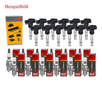 12x NGK Bobina Accensione + Candela Champion Spark per Mercedes-Benz R129