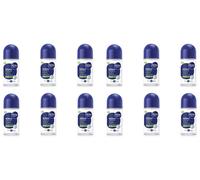 12x Nivea Derma Control Deodorante Sensibile Roll On da Uomo 0% alcool 12x 50ml