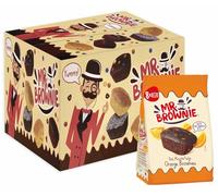 12X Orange Brownies Tortine al Cioccolato con Pezzi di Arancia per mr. brownie 200g