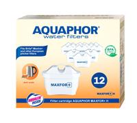 12x Originale Aquaphor Filtro Acqua Maxfor + H per Duro Acqua,Extra Protezione