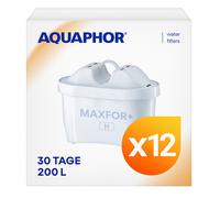 12x Originale Aquaphor Filtro Acqua Maxfor + H per Duro Acqua,Extra Protezione