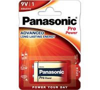 12x Panasonic Pro Power 9V alcaline 1er Blister MN1604 6LR61 6LF22XEG/1B