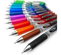 12x Penne Gel 0,7mm Pentel EnerGel XM BL77 A Scatto Colori Assortiti