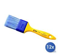 12x PENNELLESSA TRIPLA SETOLA KREX 935 MANICO PLASTICA mm 50