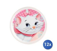 12x Piatti In Polipropilene Home Aristogatti piani 22,5