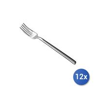 12x Pinti Inox Forchette Frutta Synthesis in acciaio inox