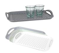 12x Plastica Vassoio da Portata Antiscivolo Colazione Servierhilfe