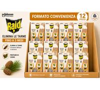 12x Raid Antitarme in Gel al Cedro Capi Piacevolmente Profumati (Tot. 24 pezzi)
