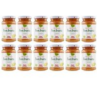 12x Rigoni di Asiago Fior di Frutta - Marmellata di Limoni - 100% Frutta - Barattolo da 260g + 1 Confezione di Talco Felce Azzurra in omaggio, Busta da 100g