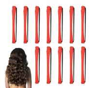 12x Roller per capelli senza calore, senza calore, per le donne, 12x Roller per capelli con gomme anti-slittamento, strumento senza calore, portatile per uso domestico e in viaggio