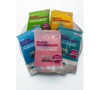 12X SACCHETTI BUSTE SALVASPAZIO SOTTOVUOTO VESTITI ABITI COPERTE VARIE MISURE