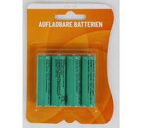 12x Set Di 4 Batterie Ricaricabili AA Per Lampade Solari 600mAh 1,2V 48 Pezzi