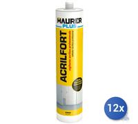 12x SIGILLANTE ACRILICO MAURER ACRILFORT GRIGIO ML 310